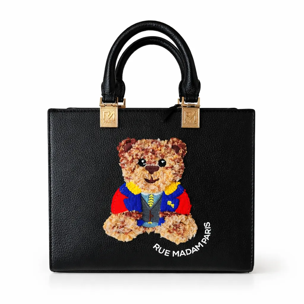 Borsa Rue Madam Paris MARVIN TOTE NERA