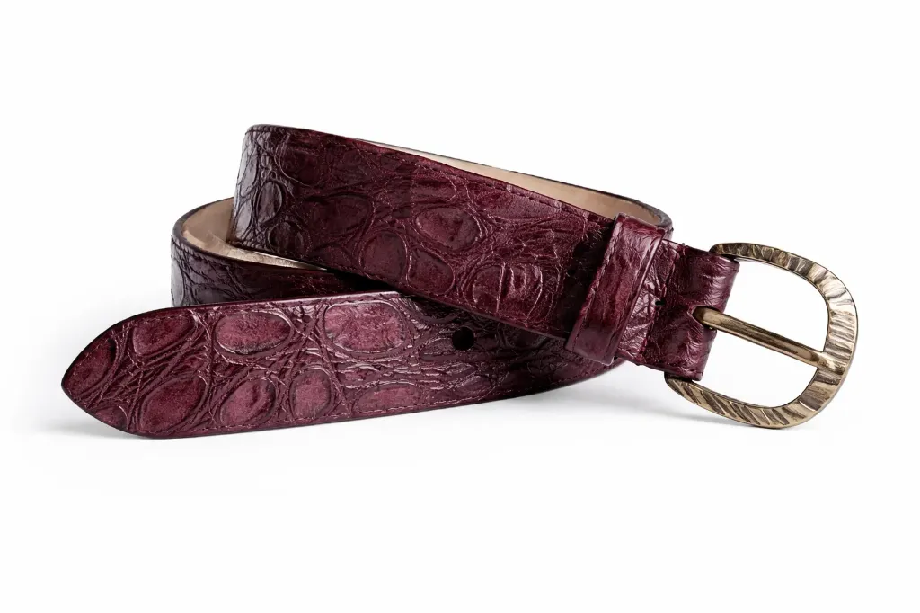 Cintura Bordeaux Imperium Coccodrillo